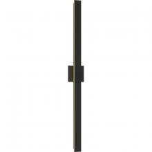 Progress Lighting P560369-31M-CS - Z-2040 Collection LED Matte Black Contemporary Large Outdoor Wall Light