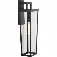 Progress Lighting P560374-031 - Tryon Collection One-Light Large Black New Traditional Outdoor Wall Lantern