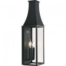 Progress Lighting P560377-031 - Radcliffe Collection Two-Light Large Black New Traditional Outdoor Wall Lantern