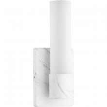 Progress Lighting P710047-150-30 - Blanco LED Collection Faux White Marble One-Light LED Wall Bracket