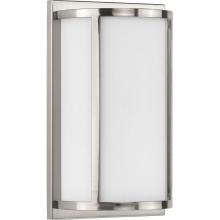 Progress Lighting P710111-009 - Parkhurst Collection Two-Light Brushed Nickel Etched Glass New Traditional Wall Sconce