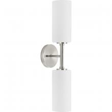 Progress Lighting P710116-009 - Cofield Collection Two-Light Brushed Nickel Transitional Wall Bracket