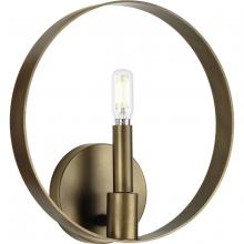 Progress Lighting P710117-196 - Breckenridge Collection One-Light Aged Bronze Rustic Farmhouse Wall Bracket with