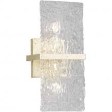 Progress Lighting P710125-176 - Chevall Collection Two-Light Gilded Silver Modern Organic Wall Sconce