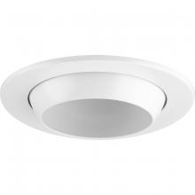 Progress Lighting P804003-028 - 4" Satin White Recessed Eyeball Trim for 4" Housing (P804N series)