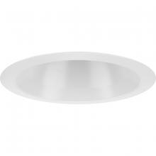 Progress Lighting P806007-028 - 6" Satin White Recessed Open Trim for 6" Shallow Housing (P806S Series)