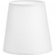 Progress Lighting P860060-000 - White Linen Fabric Tapered Shade