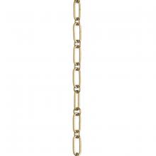 Progress Lighting P8756-191 - Accessory Chain - 48" of 9 Gauge Chain in Brushed Gold