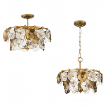 Progress Lighting P500442-204 - 3 - Light Convertible Semi-Flush/Pendant