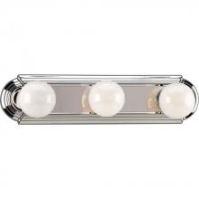 Progress Lighting P3038-15 - Broadway Collection Three-Light Polished Chrome Traditional Bath Vanity Light