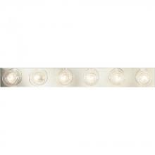 Progress Lighting P3299-15 - Broadway Collection Six-Light Polished Chrome Traditional Bath Vanity Light