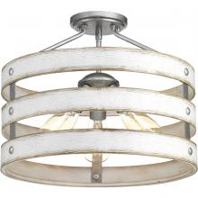 Progress Lighting P350049-141 - 4-75W MED SEMI-FLUSH/CONV