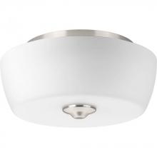 Progress Lighting P350061-009 - Leap Collection Two-Light 14" Flush Mount