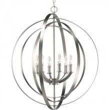 Progress Lighting P3889-126 - 6-60W CAND SPHERE FOYER LANT