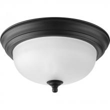 Progress Lighting P3924-80 - One-Light Dome Glass 11-3/8" Close-to-Ceiling