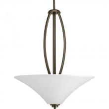 Progress Lighting P3951-20W - Joy Collection Three-Light Inverted Pendant