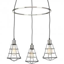 Progress Lighting P400031-143 - Gauge Collection Three-Light Chandelier