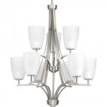Progress Lighting P400044-009 - Leap Collection Nine-Light Chandelier