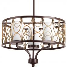 Progress Lighting P4699-20 - 3 - Light Drum Chandelier
