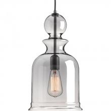 Progress Lighting P5333-143 - 1 - Light Pendant Graphite Smoke Glass