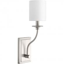 Progress Lighting P710018-009 - Bonita Collection Brushed Nickel One-Light Wall Sconce