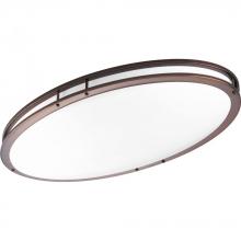 Progress Lighting P7251-17430K9 - One-Light 18" LED Oval Flush Mount