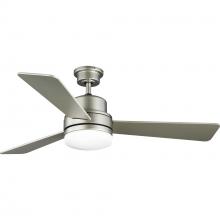 Progress Lighting P2553-152WB - 52" 3-Blade Nickel Ceiling Fan