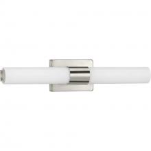 Progress Lighting P300150-009-30 - Blanco LED Collection 22" Brushed Nickel Etched White Glass Modern Bath Vanity Light
