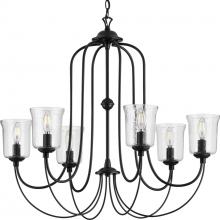 Progress Lighting P400195-031 - 6 - Light Chandelier