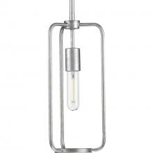 Progress Lighting P500223-141 - Bonn Collection One-Light Galvanized Finish Farmhouse Pendant Light