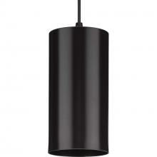 Progress Lighting P500356-020 - 6" Antique Bronze Outdoor Aluminum Cylinder Cord-Mount Hanging Light