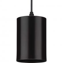 Progress Lighting P550099-020-30 - 5" Antique Bronze LED Outdoor Aluminum Cylinder Cord-Mount Hanging Light