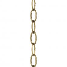 Progress Lighting P8758-175 - 48-Inch 9-gauge Distressed Brass Accessory Chain