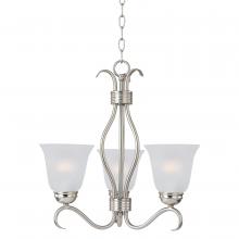 Maxim 10123FTSN - 3 - Light Mini Chandelier