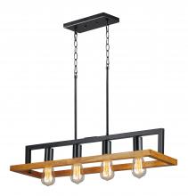 Maxim 10307BKASB - 4 - Light Linear Chandelier