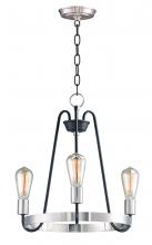Maxim 11733BKSN - 3 - Light Chandelier