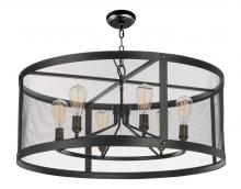 Maxim 20114BKNAB - 6 - Light Chandelier