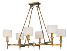 Maxim 22376OMNAB - 6 - Light Linear Chandelier