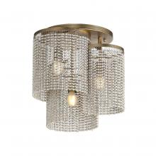 Maxim 22463WWDGS - 3 - Light Flush Mount