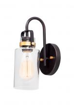 Maxim 30170CLBZGLD - 1 - Light Wall Sconce