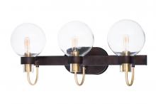 Maxim 30513CLBZSBR - 3 - Light Vanity Sconce