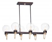 Maxim 30519CLBZSBR - 6 - Light Linear Chandelier