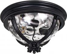 Maxim 41420WGBK - 3 - Light Outdoor Flush Mount