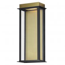 Maxim 50754BKGLD - LED Outdoor Wall Light
