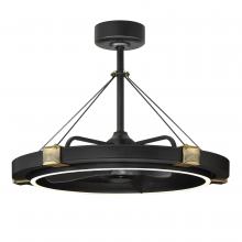 Maxim 61019BCBKGLD - 33" LED Smart Fandelight