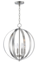 Maxim 47387049 - Provident 4-Light Chandelier (10031SN) by Maxim