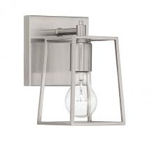 Craftmade 12105BNK1 - 1 - Light Wall Sconce in Brushed Polished Nickel