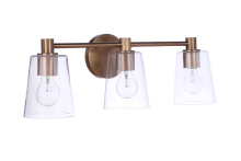 Craftmade 12623SB3 - 3 - Light Vanity in Satin Brass