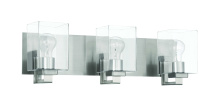 Craftmade 18524BNK3 - 3 - Light Vanity in Brushed Polished Nickel