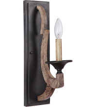 Craftmade 35161-WP - 1 - Light Wall Sconce in Weathered Pine/Bronze